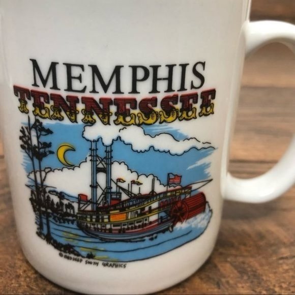 Memphis Tennessee‎ Riverboat Souvenir Coffee Mug - Picture 2 of 7